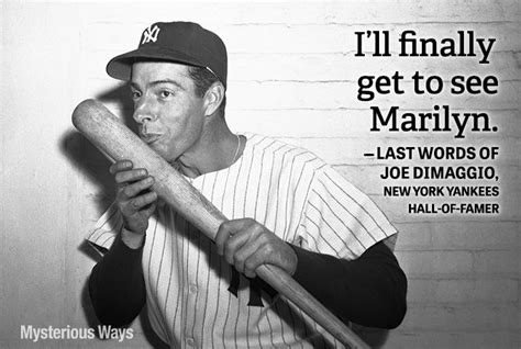 joe dimaggio last words